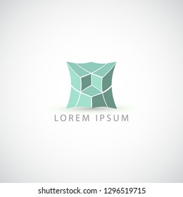 business logo square vector sign