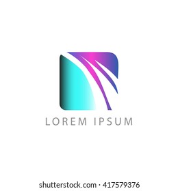 business logo square vector sign