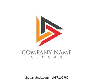 Business logo and symbols finance vector template icons