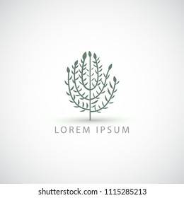 business logo tree vector sign