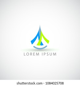 business logo triangle vector sign