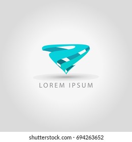 business logo triangle vector sign