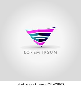 business logo triangle vector sign