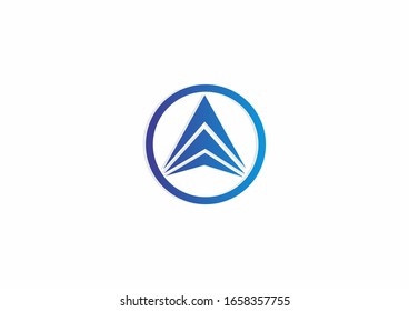 Business logo triangle vector symbol