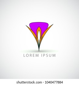 business logo tulip vector sign