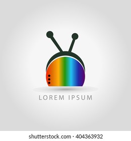 business logo TV vector sign