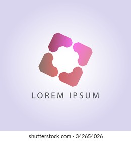 business logo vector cube