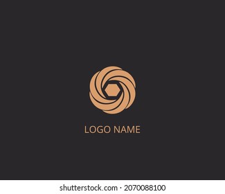 Business logo vector with dark background and clean vector design.
