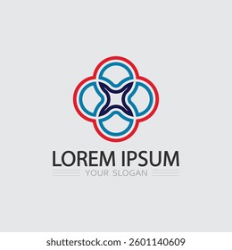 Business logo and vector design icon sign illustration