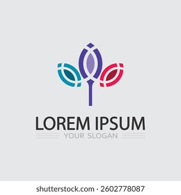 Business logo and vector design icon sign illustration