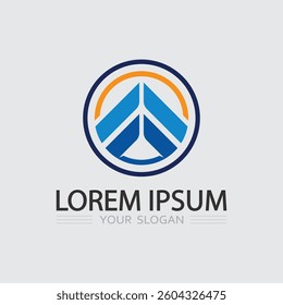 Business logo and vector design icon sign illustration