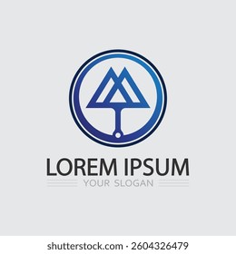 Business logo and vector design icon sign illustration