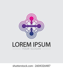 Business logo and vector design icon sign illustration