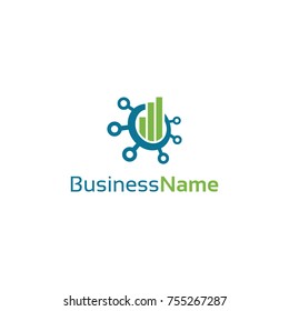 Business Logo vector. Finance logo. Marketing Logo vector.