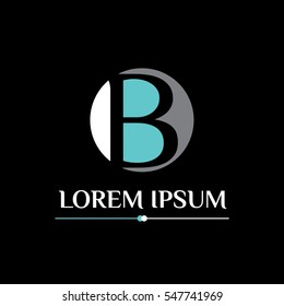 Business logo vector of the letter B.