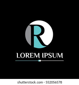 Business logo vector of the letter R.