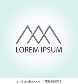 business logo vector triangles