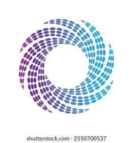 Business logo, vortex, spiral icon vector template
