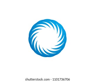 Business logo, vortex, wave and spiral icon vector template
