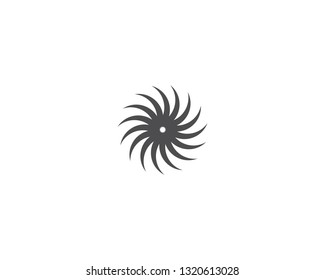 Business logo, vortex, wave and spiral icon