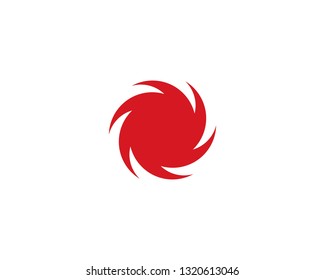 Business logo, vortex, wave and spiral icon