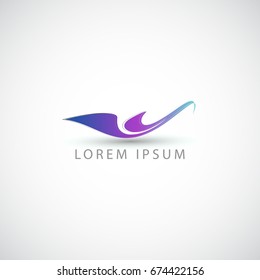 business logo wave vector sign