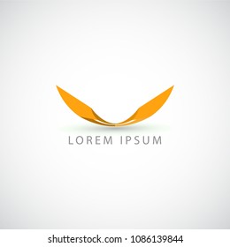 business logo wings vector sign