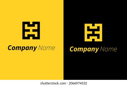 BUSINESS LOGOTYPE WITH JUNCTION EE VERTICAL