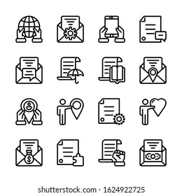Business and love line icons. Interaction, mutual understanding and business assistance. social responsibility, reciprocal love icon. Hyphen set. Vector illustration. 38