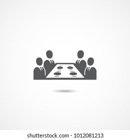Business lunch icon