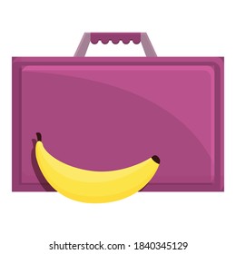 Business lunch icon. Cartoon of business lunch vector icon for web design isolated on white background