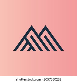 business M letter logo design