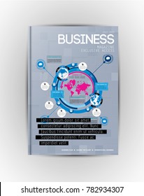 Diseño de revista de negocios