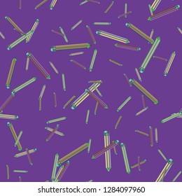 Business magian multicolored pencil background seamless pattern.