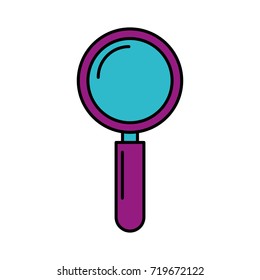 business magnifier research find creative icon