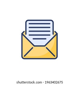 Business Mail icon in vector. Logotype