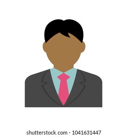 business man avatar illustration