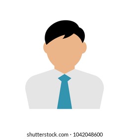 business man avatar illustration