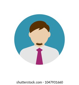 business man avatar illustration 