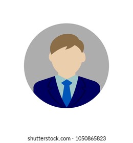 business man avatar illustration 