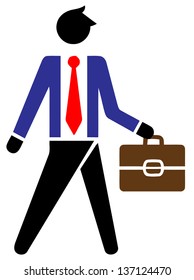 business man with bag