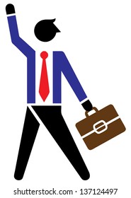 business man with bag