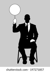 BUSINESS MAN BLACK AND WHITE 25