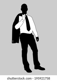 BUSINESS MAN BLACK AND WHITE 39