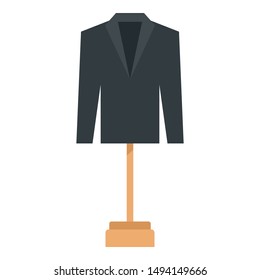 Business man blazer icon. Flat illustration of business man blazer vector icon for web design