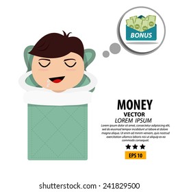 Business man cartoon character vector illustration