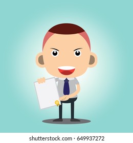 Business man cartoon charactor.
