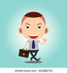 Business man cartoon charactor