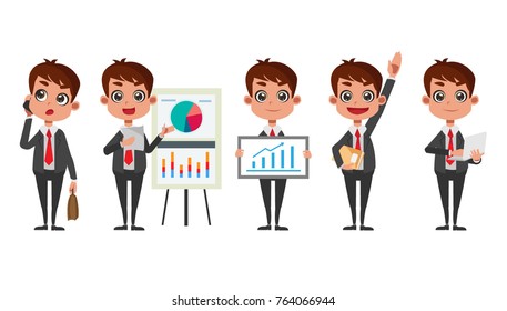 business man cartoon vector