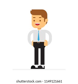 Business man character avatar